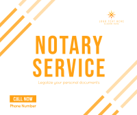 Online Notary Service Facebook Post