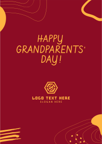 Happy Grandparents' Day Abstract Flyer