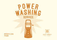 Power Washing Service Postcard Image Preview