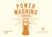 Power Washing Service Postcard Image Preview