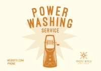 Power Washing Service Postcard Image Preview