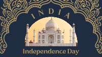 Decorative Indian Independence Facebook Event Cover