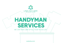 Handyman Professionals Postcard