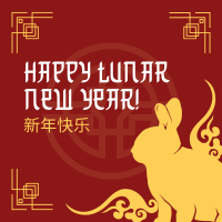 Happy Lunar New Year Instagram Post example 4