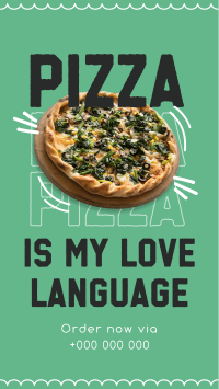 Fun Pizza Quotes Facebook Story