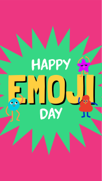 Happy Emoji Day Facebook Story