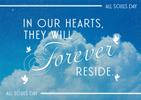 Serene All Souls Day Quote Postcard Image Preview