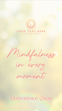 Mindfulness Quote Instagram Reel