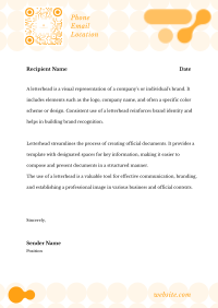 Abstract Generic Business Letterhead