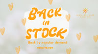 Popular Item Restocking Facebook Event Cover