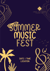 Fun Summer Playlist Poster