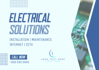Electrical Solutions Postcard
