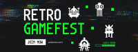 Retro Game Fest Facebook Cover Design