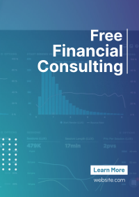 Simple Financial Consulting Poster