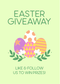 Egg Hunt Giveaway Flyer