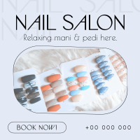 Simple Nail Salon Instagram Post