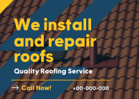 Quality Roof Service Postcard