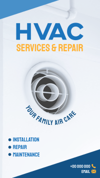 HVAC Services and Repair Facebook Story