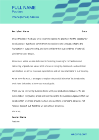 Geometric Abstract Generic Letterhead