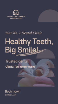 Trusted Dental Clinic TikTok Video Design