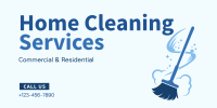 Home Cleaning Services Twitter Post