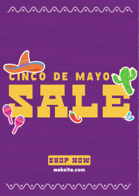 Cinco de Mayo Stickers Flyer