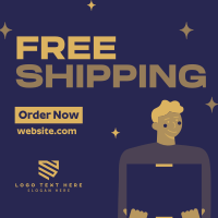 Cool Free Shipping Deals Instagram Post