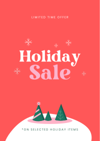 Holiday Countdown Sale Poster