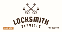 Locksmith Emblem Facebook Ad