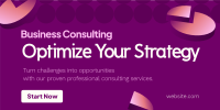 Professional Business Consulting Twitter Post Design