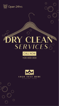 Dry Clean Service Instagram Story