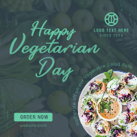 Vegetarian Delights Instagram Post Design