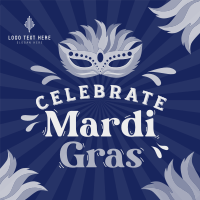 Celebrate Mardi Gras Instagram Post