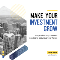 Make Your Investment Grow Linkedin Post Design