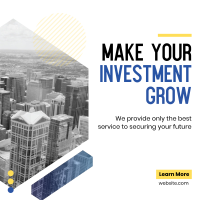 Make Your Investment Grow Linkedin Post