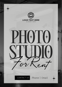 Photo Studio Rental Flyer