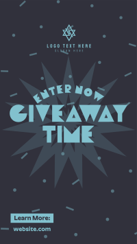 Confetti Enter Giveaway TikTok Video