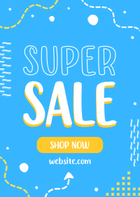 Quirky Super Sale Flyer