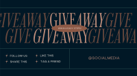 Elegant Minimal Giveaway Animation