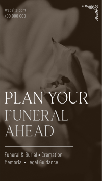 Funeral Flower Facebook Story