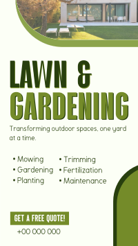 Convenient Lawn Care Services Instagram Reel Image Preview