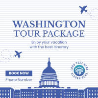 Washington Travel Package Instagram Post