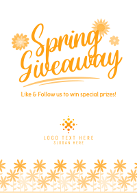 Hello Spring Giveaway Flyer