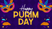 Purim Day Event Facebook Event Cover