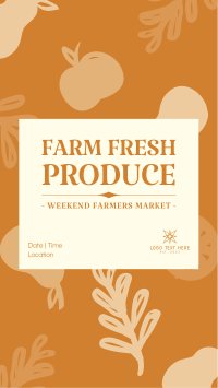 Farmers Market Produce Instagram Story