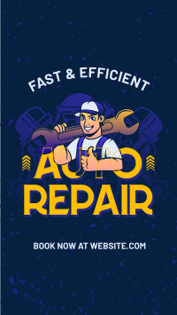 Professional Auto Repair Instagram Reel Image Preview