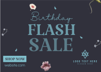 Anniversary Flash Sale Postcard