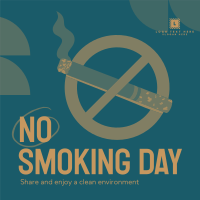 Stop Smoking Now Instagram Post Design