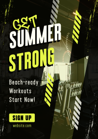 Summer Fitness Workout Flyer