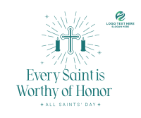 Honor Thy Saints Facebook Post